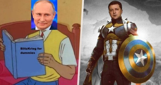 Putin terčem drsných vtipů: Hlupák s malým penisem! Zelenského lidé naopak obdivují