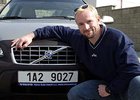 Tomáš Dvořák dostal Volvo s motivační SPZ