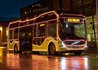 Volvo Buses a vánoční elektrobus pro linku 55 (+video)