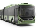 Kloubový CNG/bioplynový autobus má nádrže umístěné na střeše