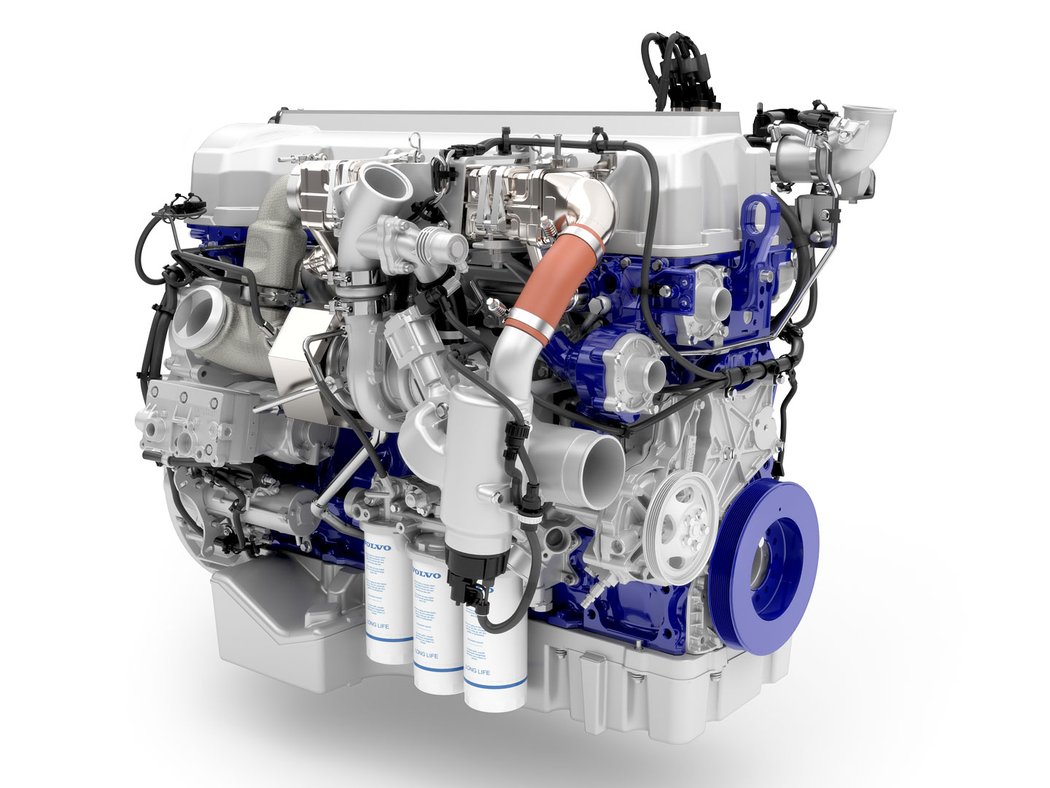 Motor G9B o jednotném výkonu 223 kW je určen pro obě délková provedení řady 7900 Gas