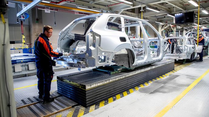 Továrna automobilky Volvo - ilustrační snímek