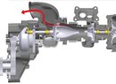 Turbocompound využívá energii výfukových plynů a přes turbínu je přenáší na točivý moment vedený na klikový mechanizmus