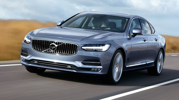 Volvo S90 oficiálně: Pod kapotou čtyřválce a hybrid se 407 koňmi, debut v Detroitu (+videa)