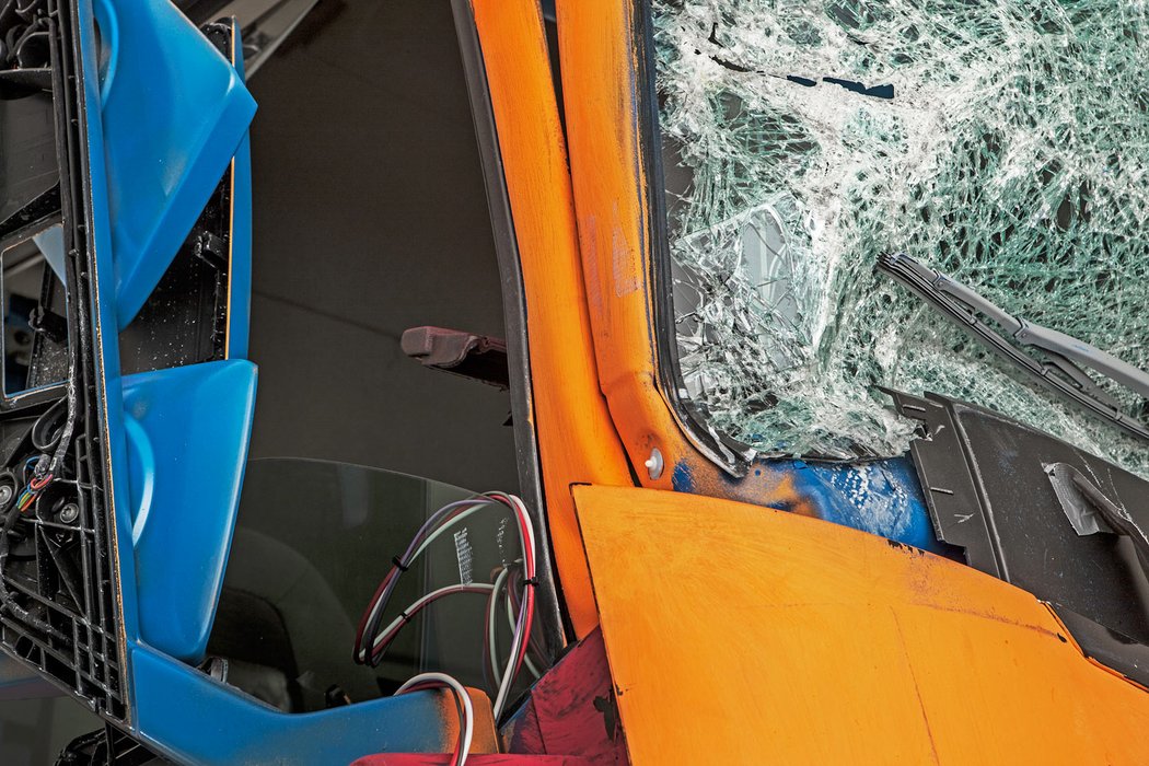Volvo Trucks je proslulé prováděním častých crashtestů