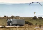 Létající pasažér společnosti Volvo Trucks bere dech 