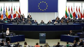 Ve Štrasburku europoslanci v tajné volbě rozhodují, zda německá politička von der Leyenová má jejich podporu k nástupu do čela Evropské komise (16. 7. 2019)