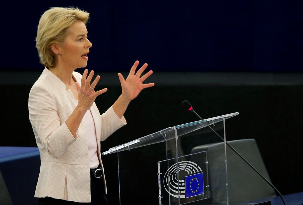 Šéfka Evropské komise Ursula von der Leyen