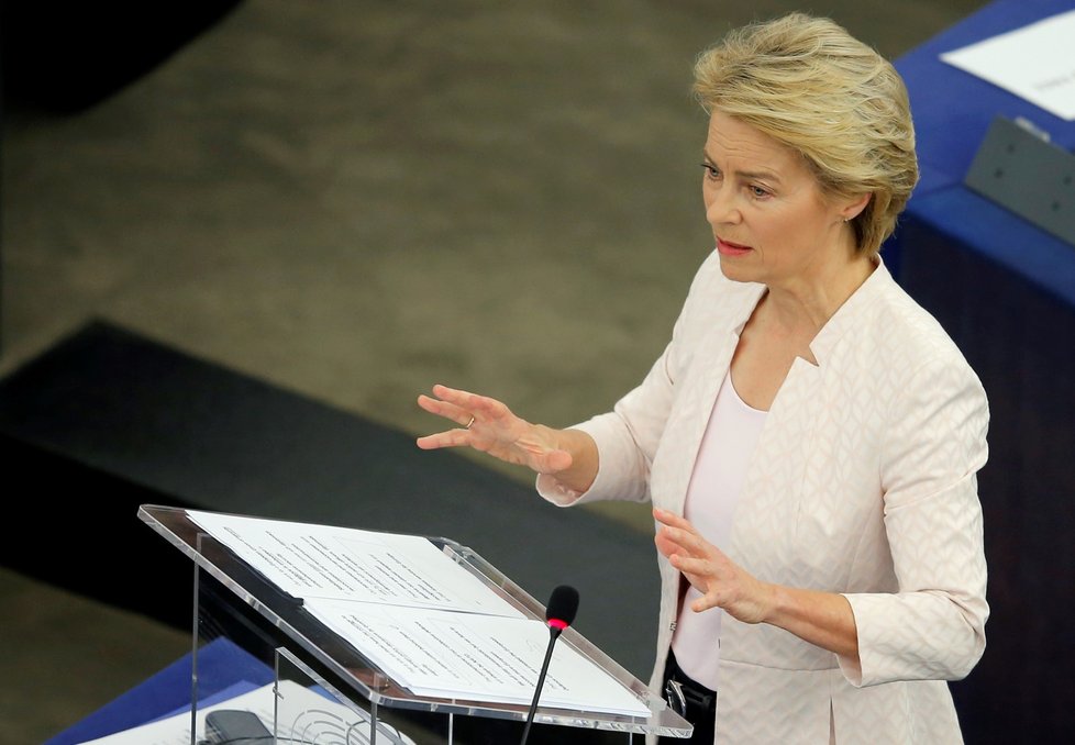 Šéfka Evropské komise Ursula von der Leyen