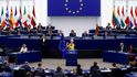 Předsedkyně Evropské komise Ursula von der Leyenová přednesla ve Štrasburku projev o stavu Evropské unie.