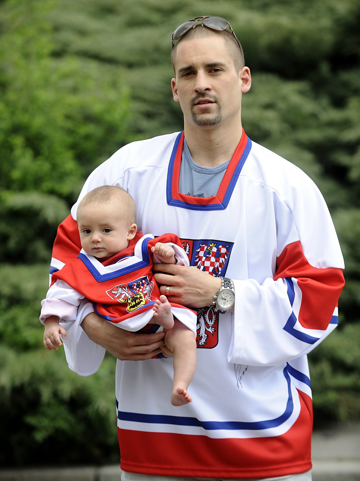 Hokejista Plekanec se synem Matyášem zůstali zatím v Kanadě.