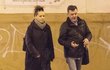Lucie Vondráčková na večeři s hercem a dabérem Gustavem Bubníkem. Lucie Vondráčková na večeři s hercem a dabérem Gustavem Bubníkem.