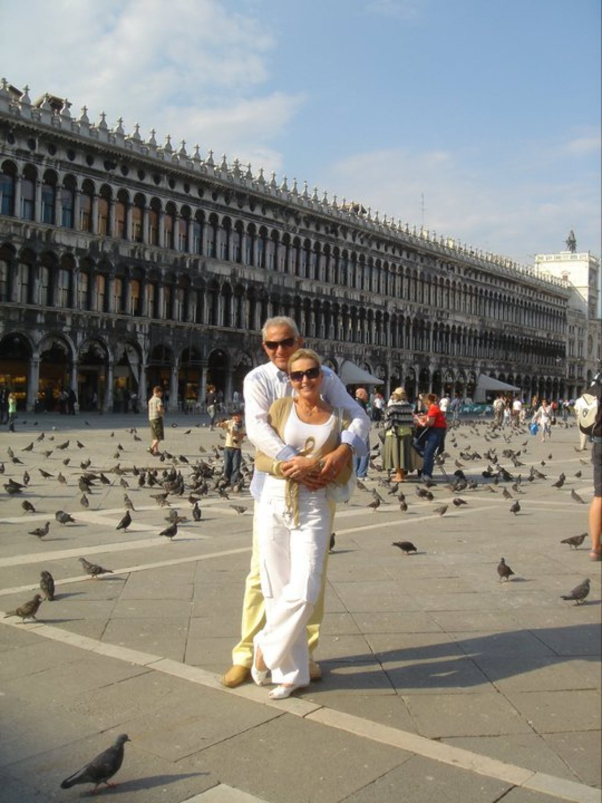 Z romantické dovolené v italských Benátkách.