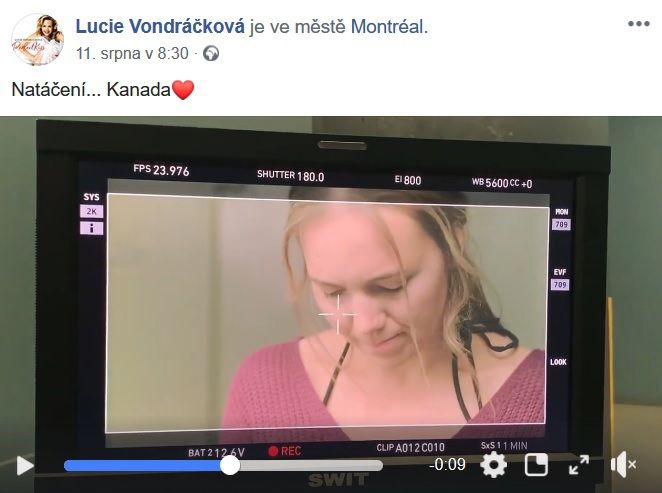 Lucie v Montrealu opět natáčela