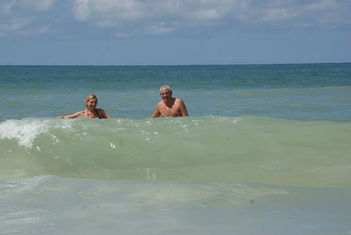 Helena Vondráčková a Martin Michal na Floridě.