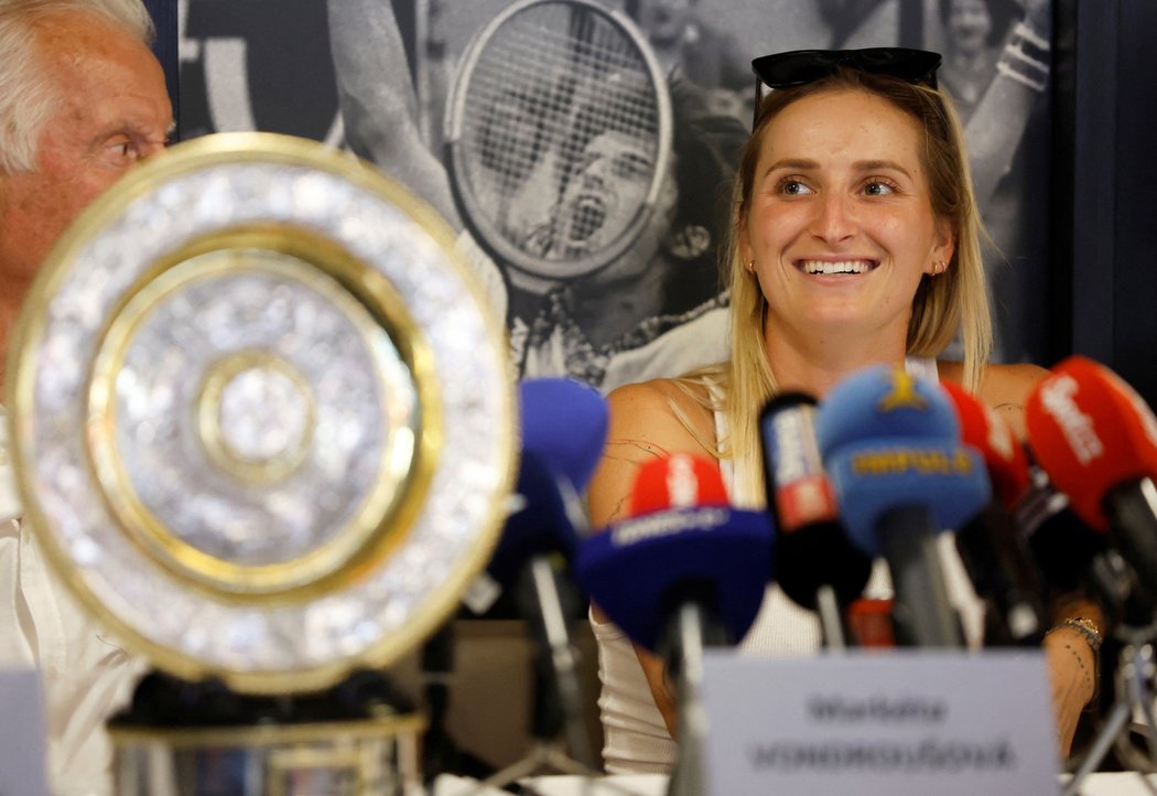 Tenistka Markéta Vondroušová promluvila o smrti svého tchána
