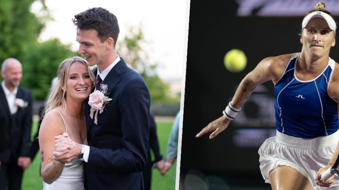 Vondroušová se rozvádí s partnerem Šimkem