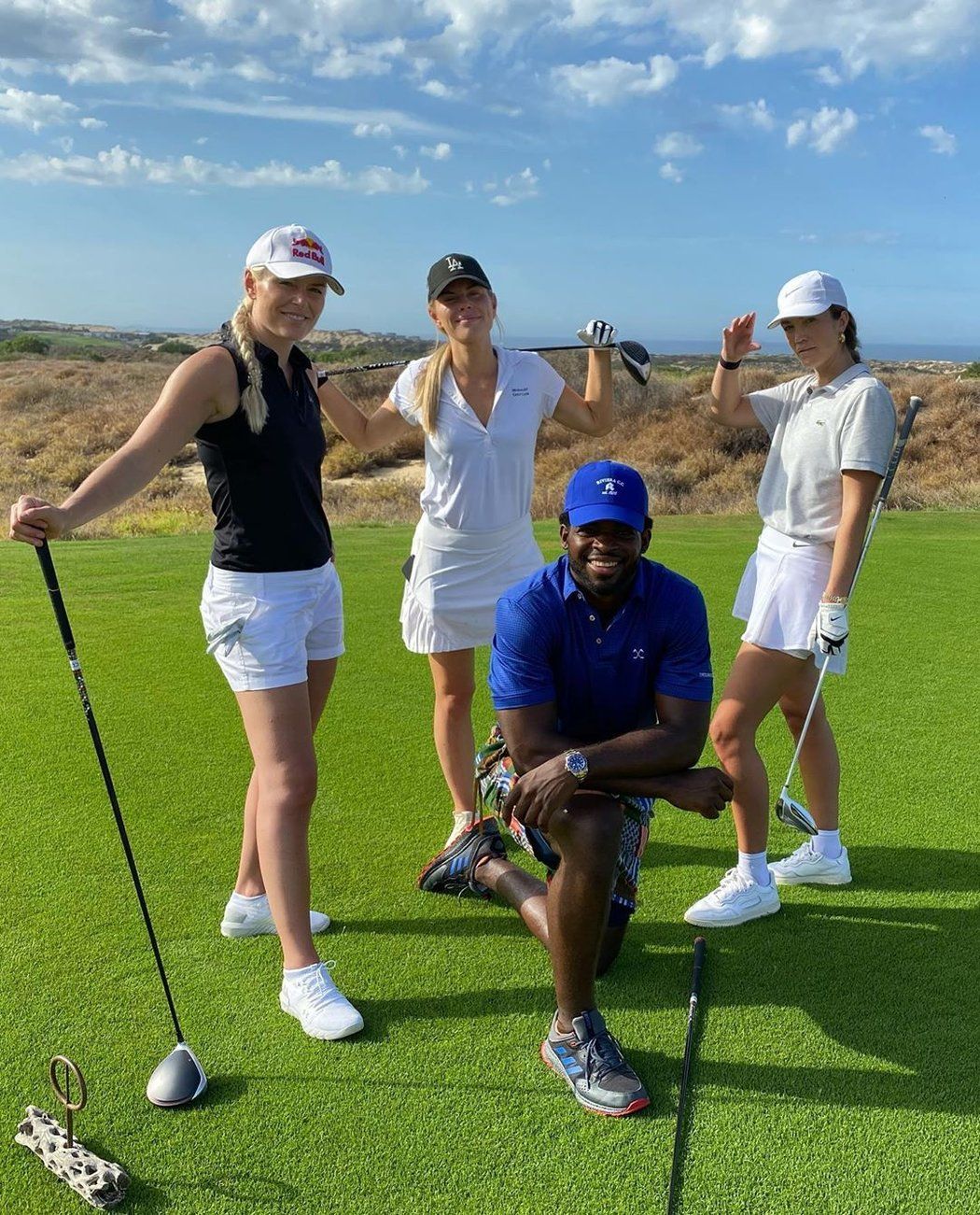 Lindsey Vonnová a P.K. Subban na golfu s přáteli
