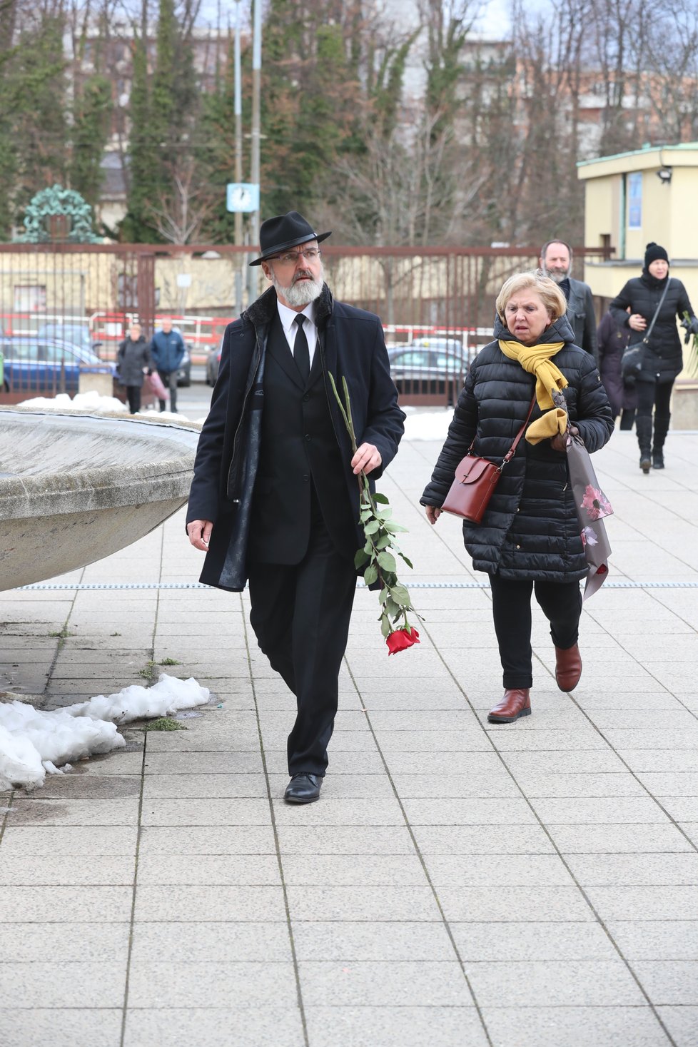 Pohřeb Václava Vorlíčka.