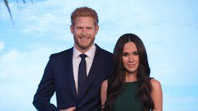 Voskové figuríny Meghan a Harryho v muzeu Madame Tussauds