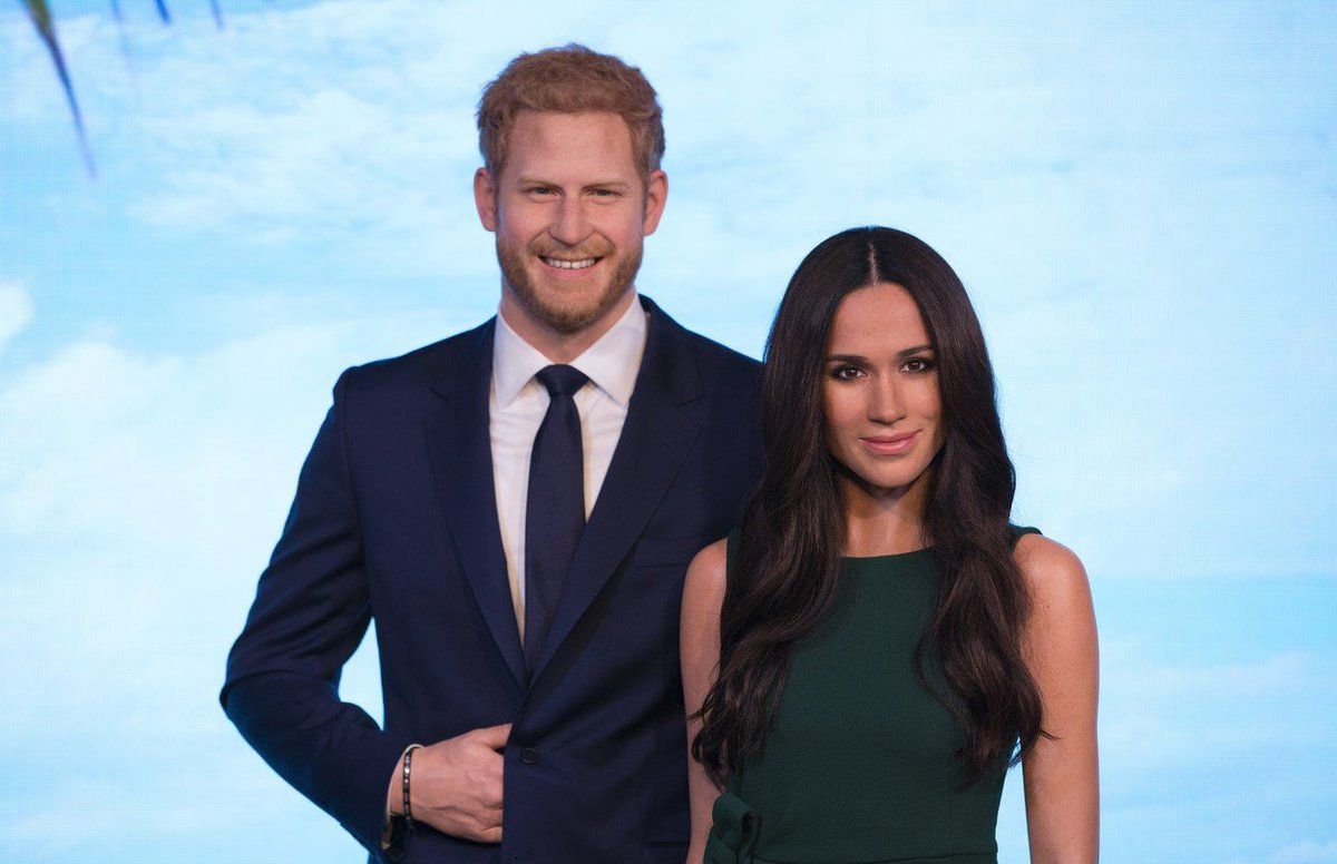 Voskové figuríny Meghan a Harryho v muzeu Madame Tussauds