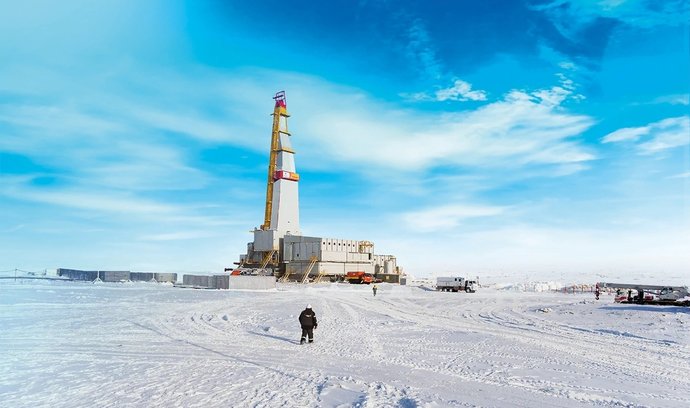 Ruský ropný projekt Vostok Oil v Arktidě