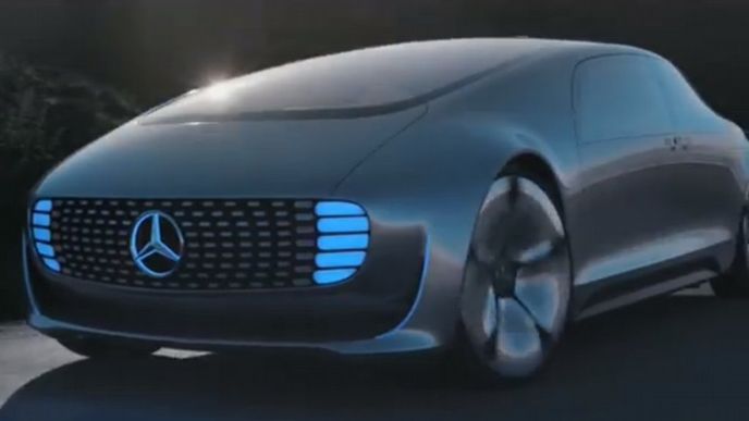 Vozidlo F015 Luxury in Motion z dílny firmy Mercedes