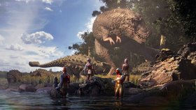 Na první výpravě se ocitá návštěvník v srdci pravěké přírody, kde odhaluje stopy neznámého druhu dinosaura.