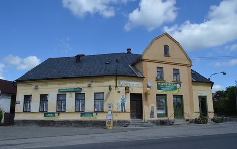 Hospoda Na Lapači v Rudě, tady se vražda stala.