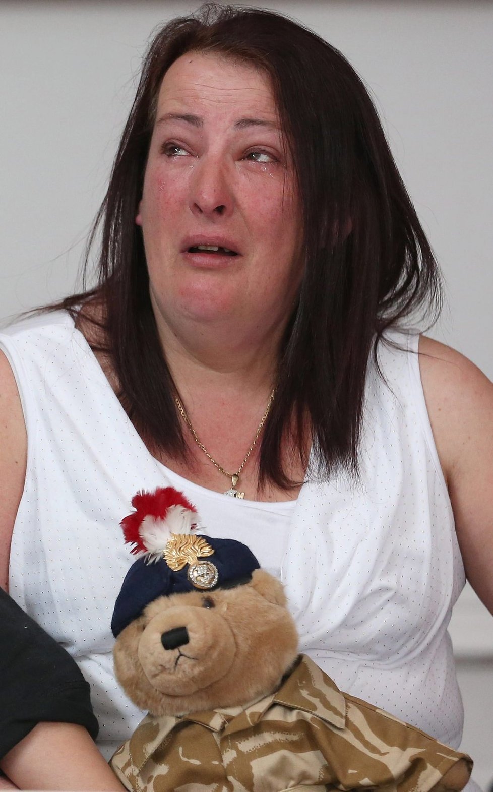 Mamince zavražděného vojáka Lyn Rigby zbyly oči jen pro pláč