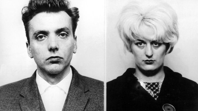 Dvojice krutých vrahů Ian Brady a Myra Hindley.