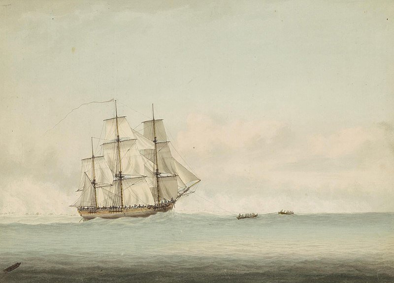 HMS Endeavour je známá jako loď, na které kapitán Cook objevoval Tichomoří. Službu skončila v Americe, kde byla záměrně potopena