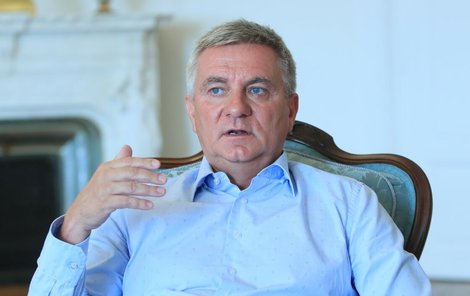 Vratislav Mynář při rozhovoru pro Blesk.