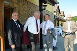 Miloš Zeman v "Mynářově" penzionu v Osvětimanech