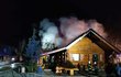 Požár srubu v Osvětimanech