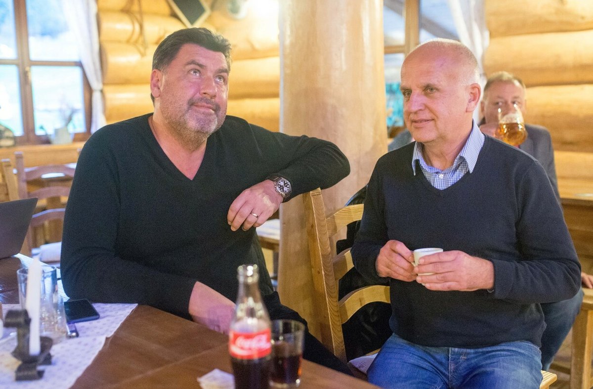 Martin Nejedlý a Lubomír Nečas v Osvětimanech v roce 2016