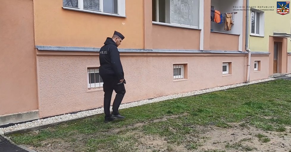 Policisté na místě činu