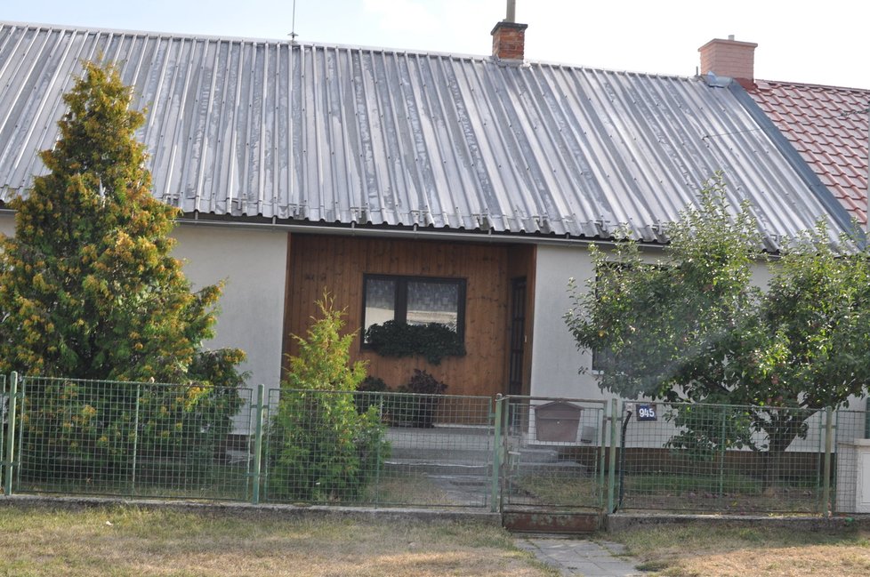 V tomto domě v Dubňanech na Hodonínsku žil zastřelený hoch se svou matkou a starší sestrou.