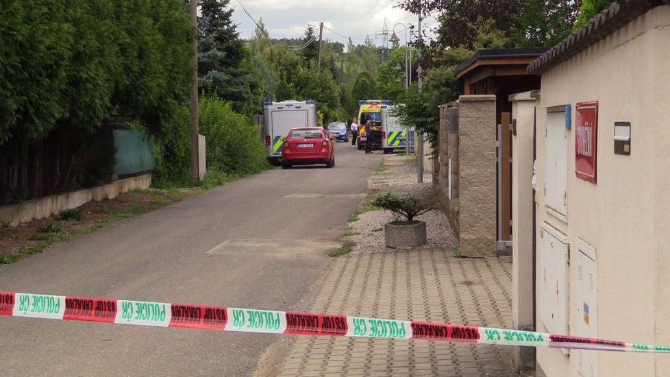 Policie prošetřuje vraždu v Dobřichovicích: Muž měl bodnout do krku vlastní matku.