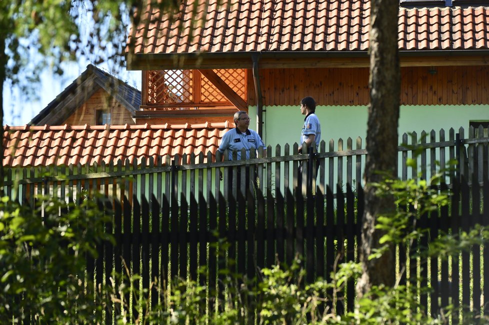 Policisté na místě činu