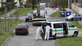 Muž v Kladně pobodal a postřelil svou manželku. Pak se ji snažil odtáhnout do auta