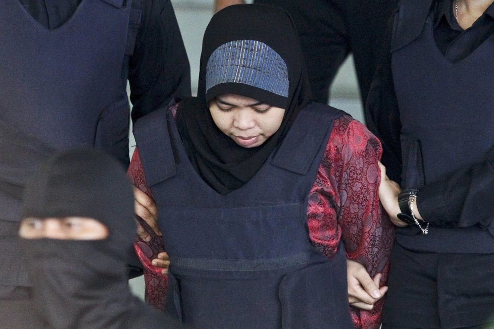 Siti Aisyahová, domnělá vražedkyně Kim Čong-nam, nevlastního bratra severokorejského vůdce Kim Čong-una.