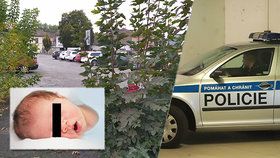 Na zastrčeném zákoutí v Brně-Komárově našli policisté zavražděné miminko. Podezřelou je matka (21) dítěte. Tu policisté odváželi od soudu, který ji poslal do vazby.