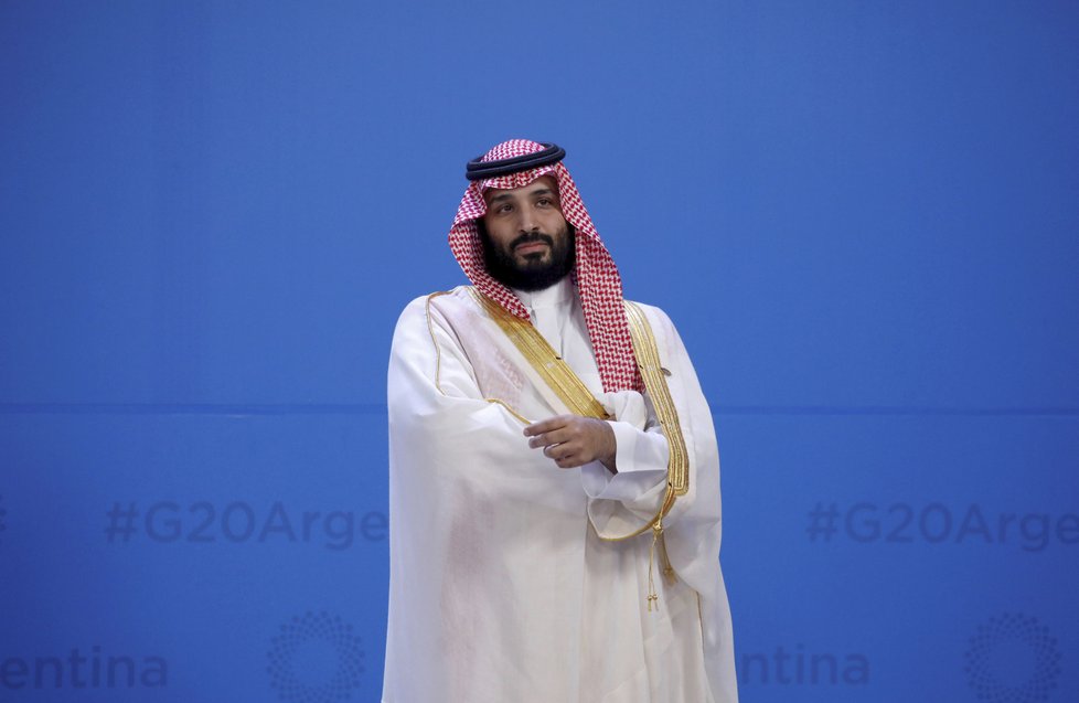 Korunní princ Saúdské Arábie Mohamed bin Salmán na summitu G20