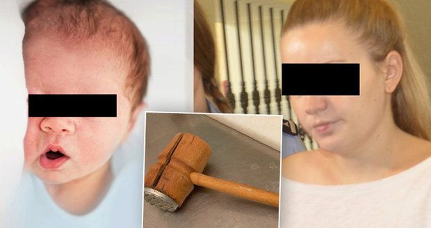 19 let za krutou vraždu novorozené dcerušky: »Matka« (22) z Plzně ji bodala a bila paličkou