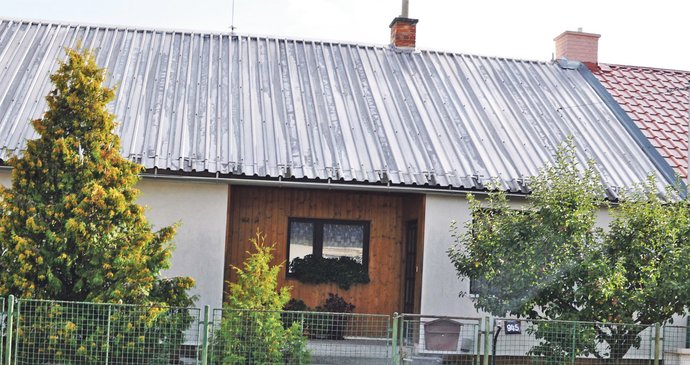 V tomto domě v Dubňanech na Hodonínsku žil zastřelený hoch se svou matkou a starší sestrou