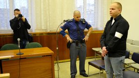 Patrik Cigoš u soudu v roce 2015.