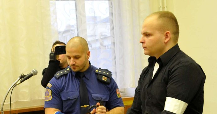 Patrik Cigoš u soudu v roce 2015.