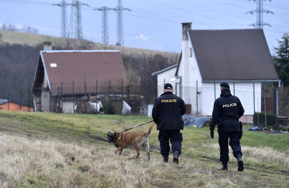 Místo činu v ústecké chatové oblasti