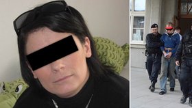 Sadistický vrah po zadržení. Loni v březnu (48) kvůli ukojení umučil matku čtyř dětí Veroniku M. z Vysokého Mýta.